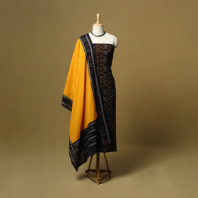 Sambalpuri ikat handloom cotton 3pc unstitched dress