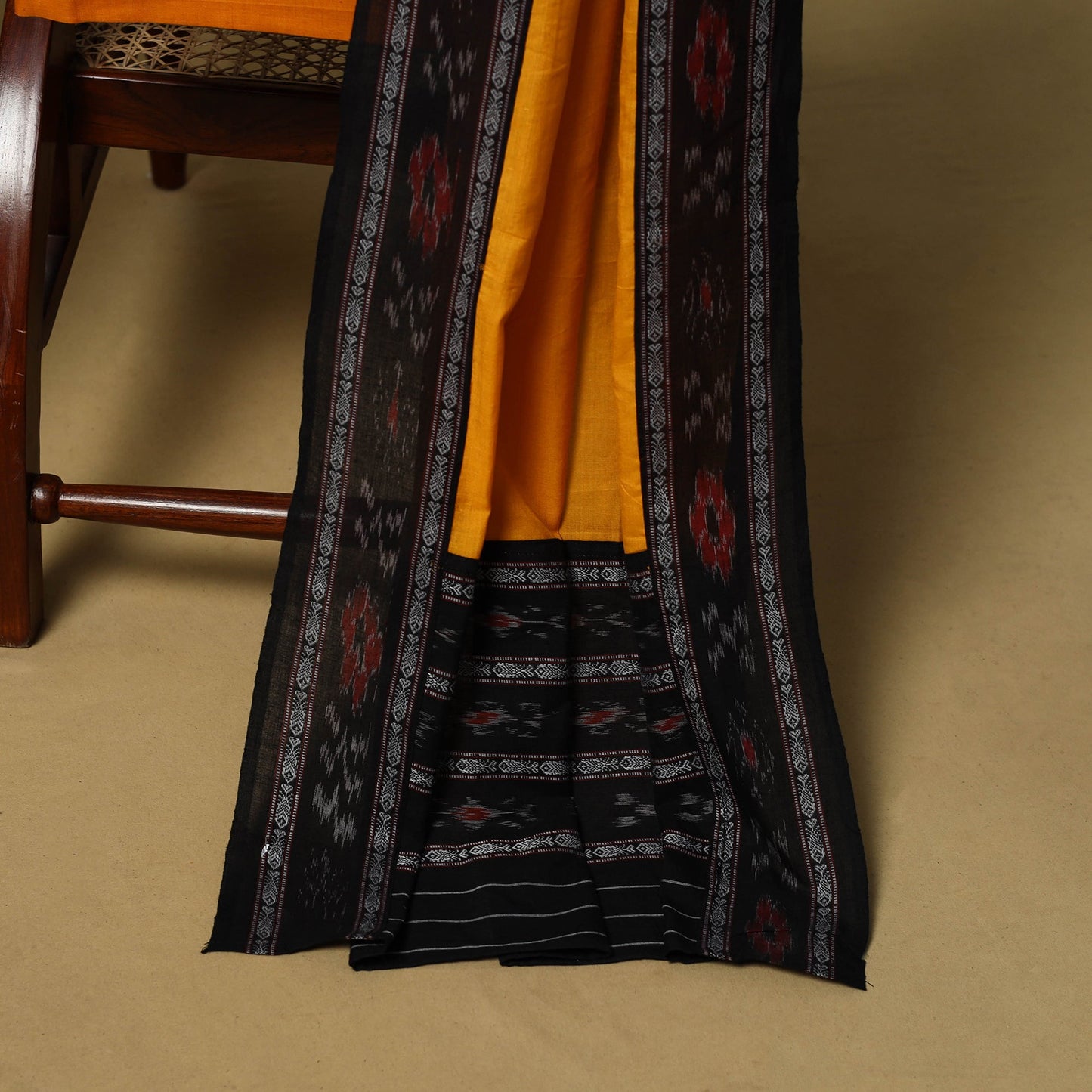 Sambalpuri ikat handloom cotton 3pc unstitched dress