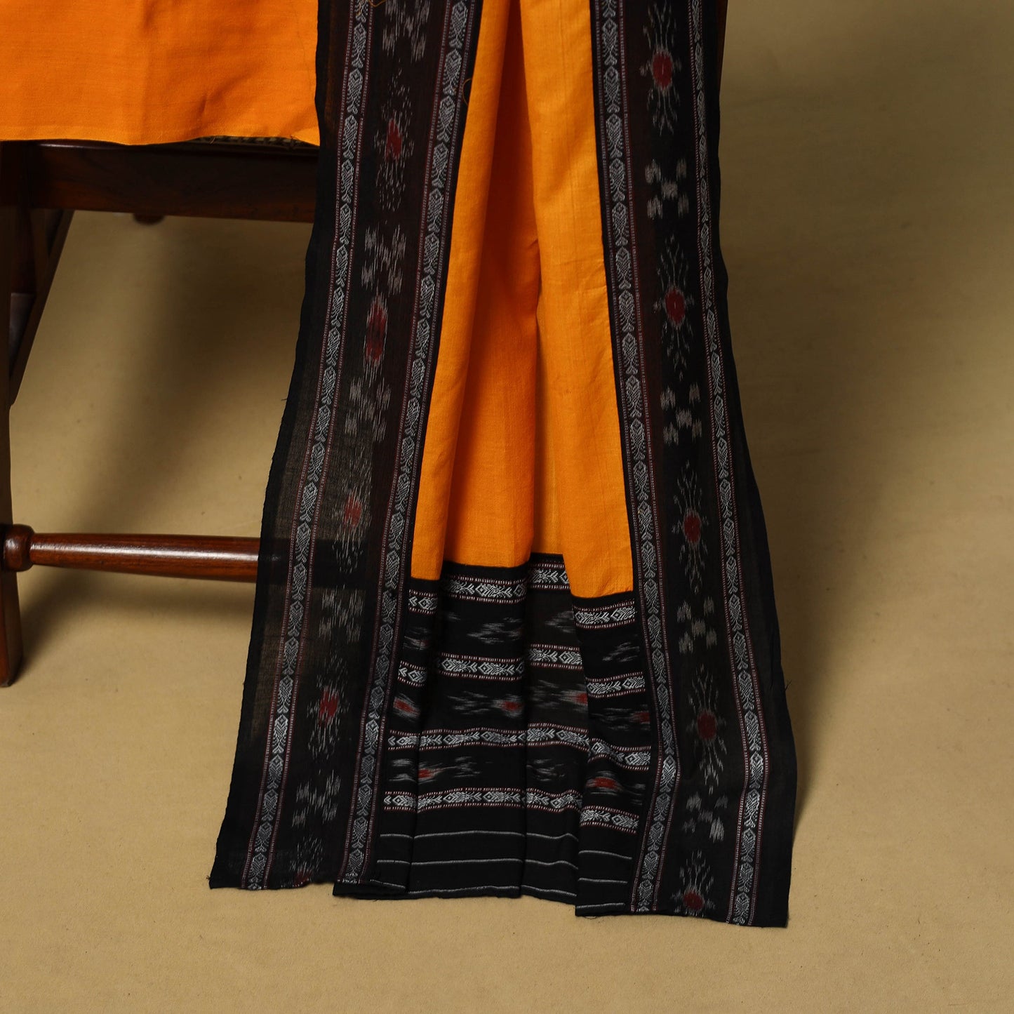 Sambalpuri ikat handloom cotton 3pc unstitched dress