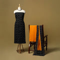 Sambalpuri ikat handloom cotton 3pc unstitched dress