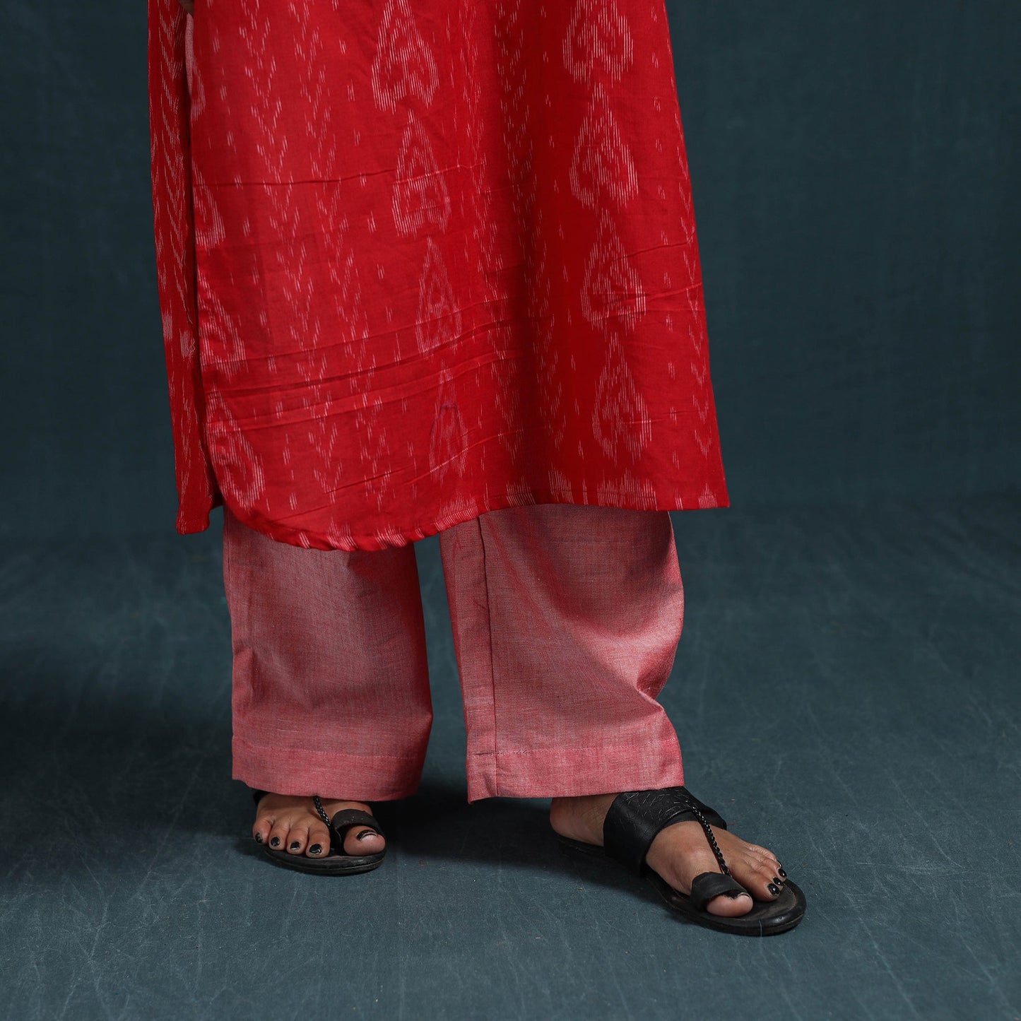 Sambalpuri ikat pure cotton suit set with dupatta for women