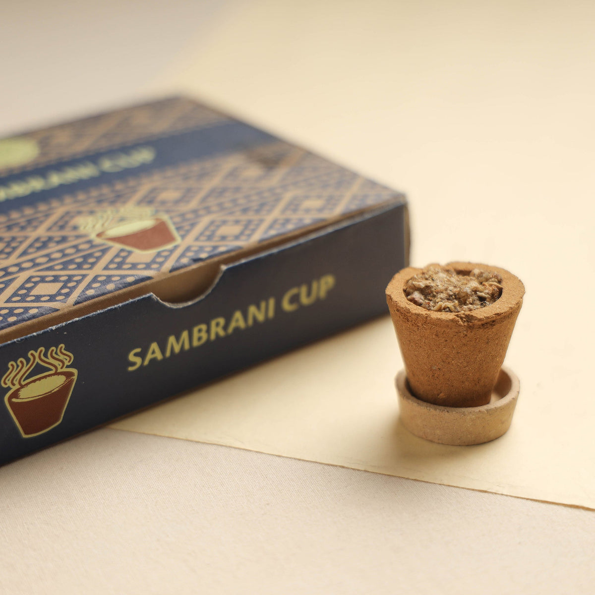 Sambrani Sri Aurobindo Ashram Natural Dhoop Cups