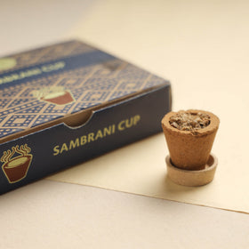 Sambrani Sri Aurobindo Ashram Natural Dhoop Cups