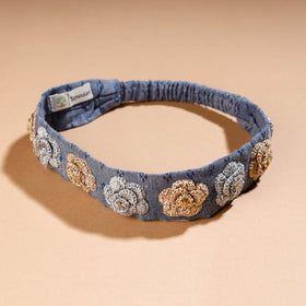 Buy Samoolam Handmade Crochet Strap Chambray Hair Band Online at iTokri.com