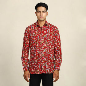 Sanganeri printed cotton men full sleeve shirt 01