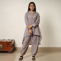 Sanganeri block printed cotton co-ord set 01 - handcrafted