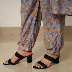 Sanganeri block printed cotton co-ord set 01 - handcrafted