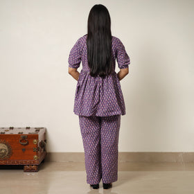  Sanganeri Block Printed Cotton Co-Ord Set 17 