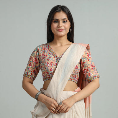 Buy Sanganeri Block Printed Cotton Stitched Blouse 18 