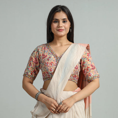 Buy Sanganeri Block Printed Cotton Stitched Blouse 18 