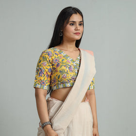 Buy Sanganeri Block Printed Cotton Stitched Blouse 19 