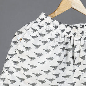 Sanganeri block printed cotton unisex boxer/shorts