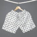 Sanganeri block printed cotton unisex boxer/shorts