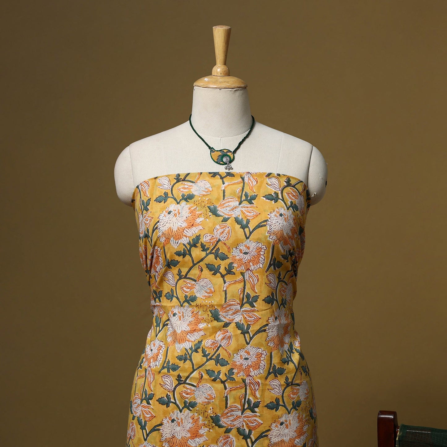 Sanganeri cotton 2pc unstitched dress material