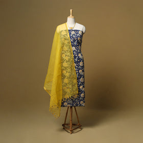 Sanganeri cotton 2pc unstitched dress material