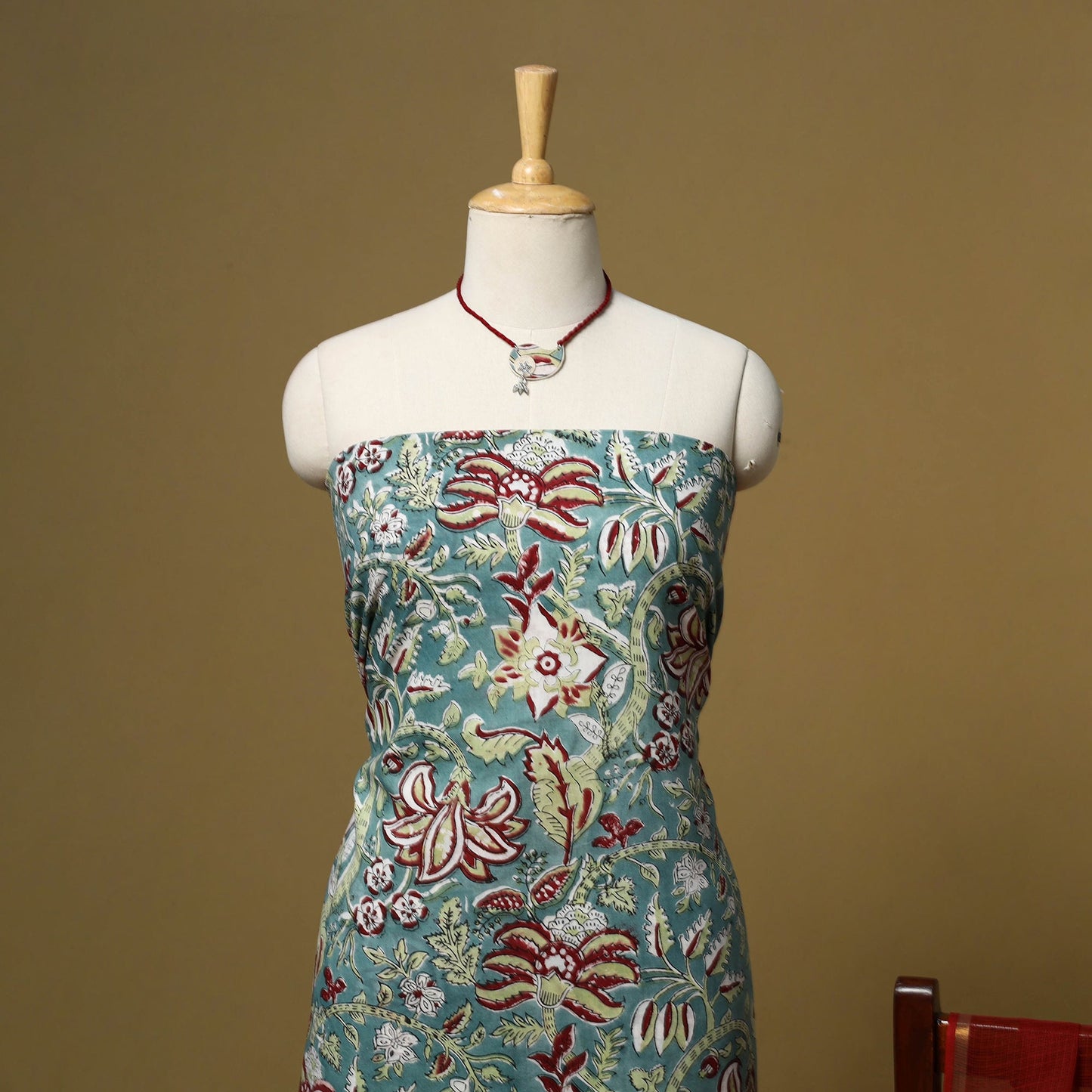 Sanganeri cotton 2pc unstitched dress material