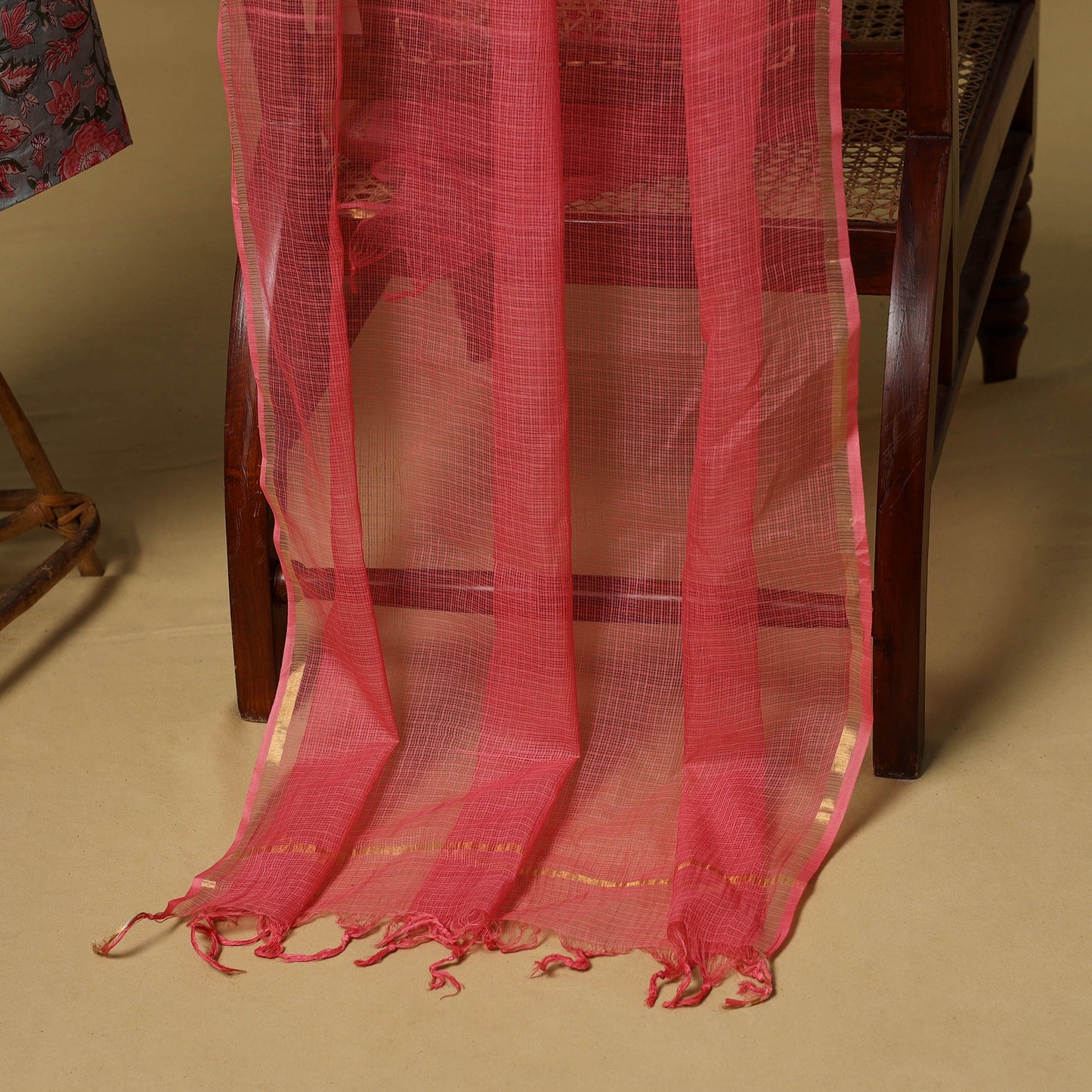 Sanganeri cotton 2pc unstitched dress material