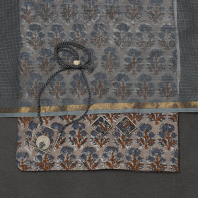 Sanganeri cotton 2pc unstitched dress material