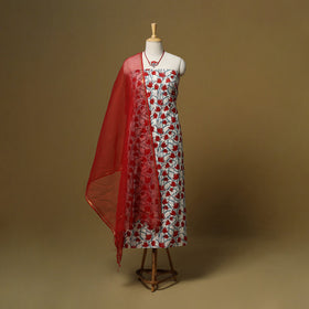 Sanganeri cotton 2pc unstitched dress material