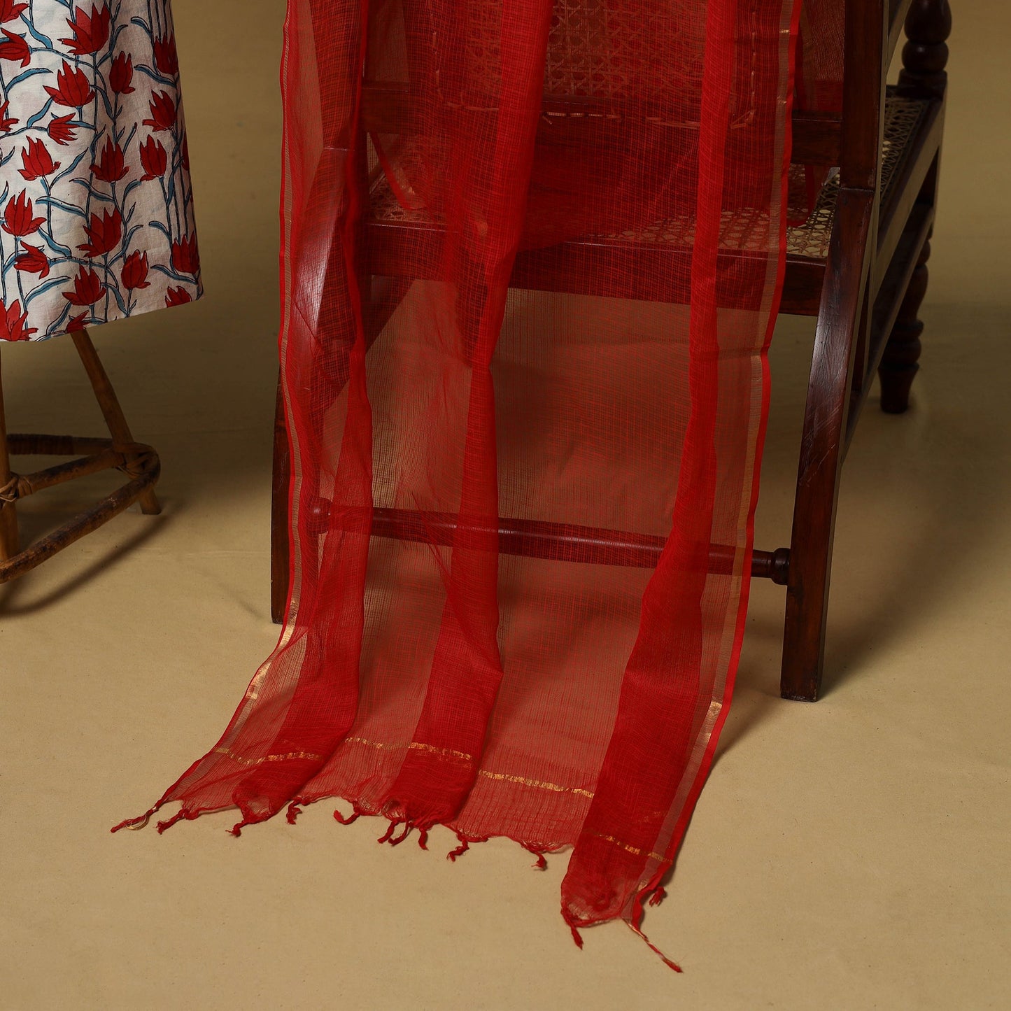 Sanganeri cotton 2pc unstitched dress material