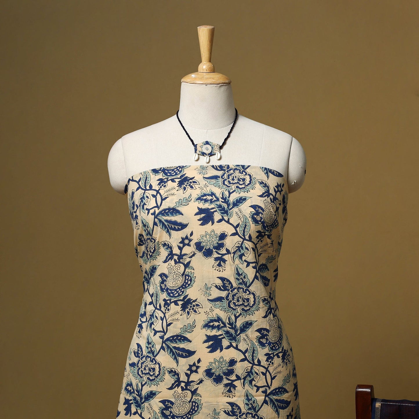 Sanganeri cotton 2pc unstitched dress material