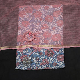 Sanganeri cotton 2pc unstitched dress material