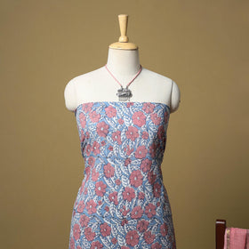 Sanganeri cotton 2pc unstitched dress material