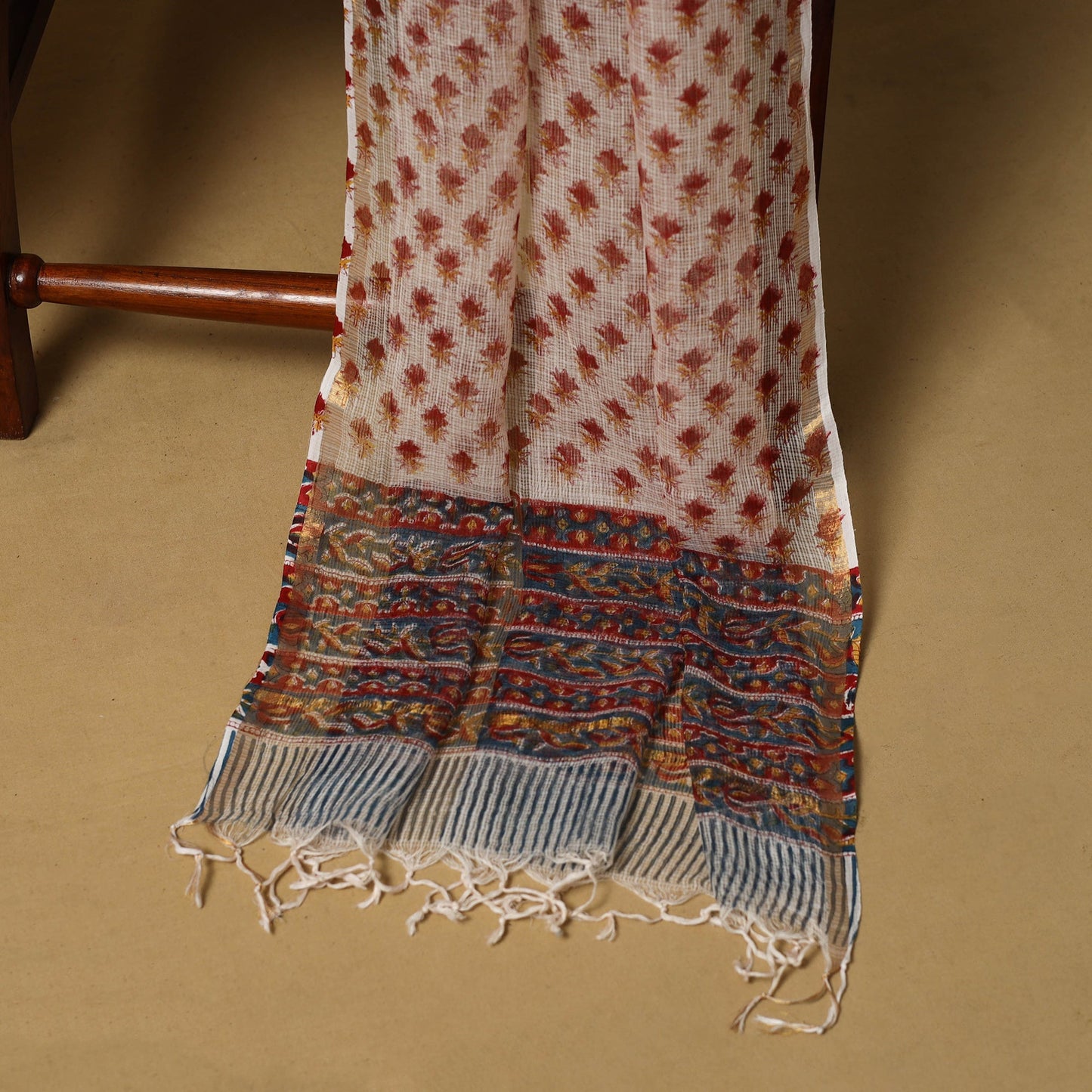 Sanganeri cotton 3pc unstitched dress material 23