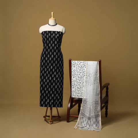 Sanganeri cotton 3pc unstitched dress material 24