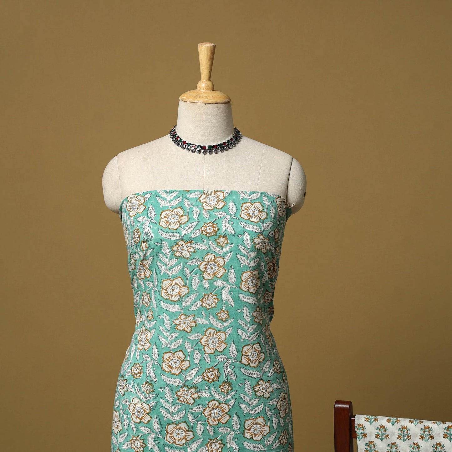 Sanganeri cotton 3pc unstitched dress material 25