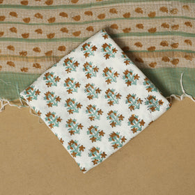 Sanganeri cotton 3pc unstitched dress material 25