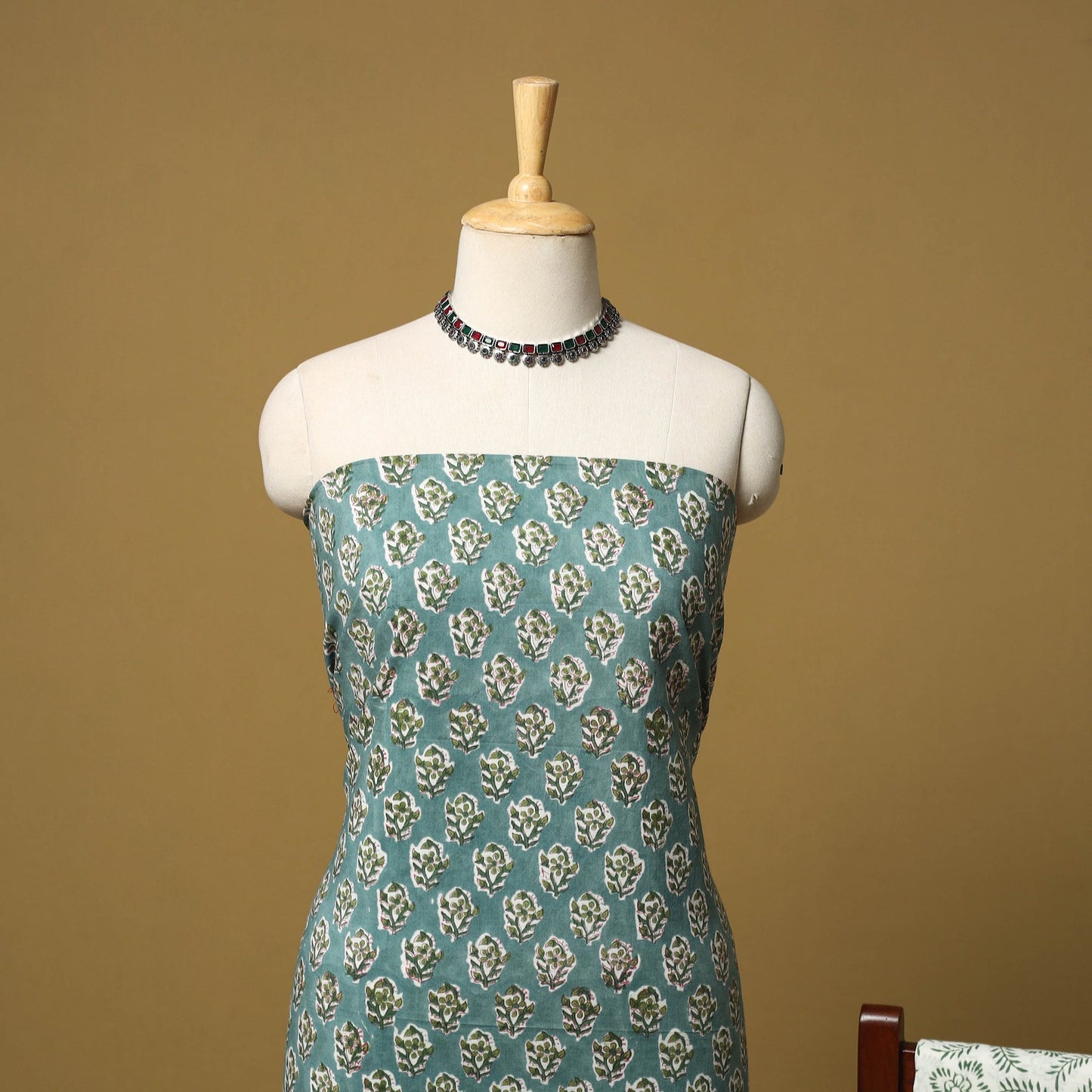 Sanganeri cotton 3pc unstitched dress material 26