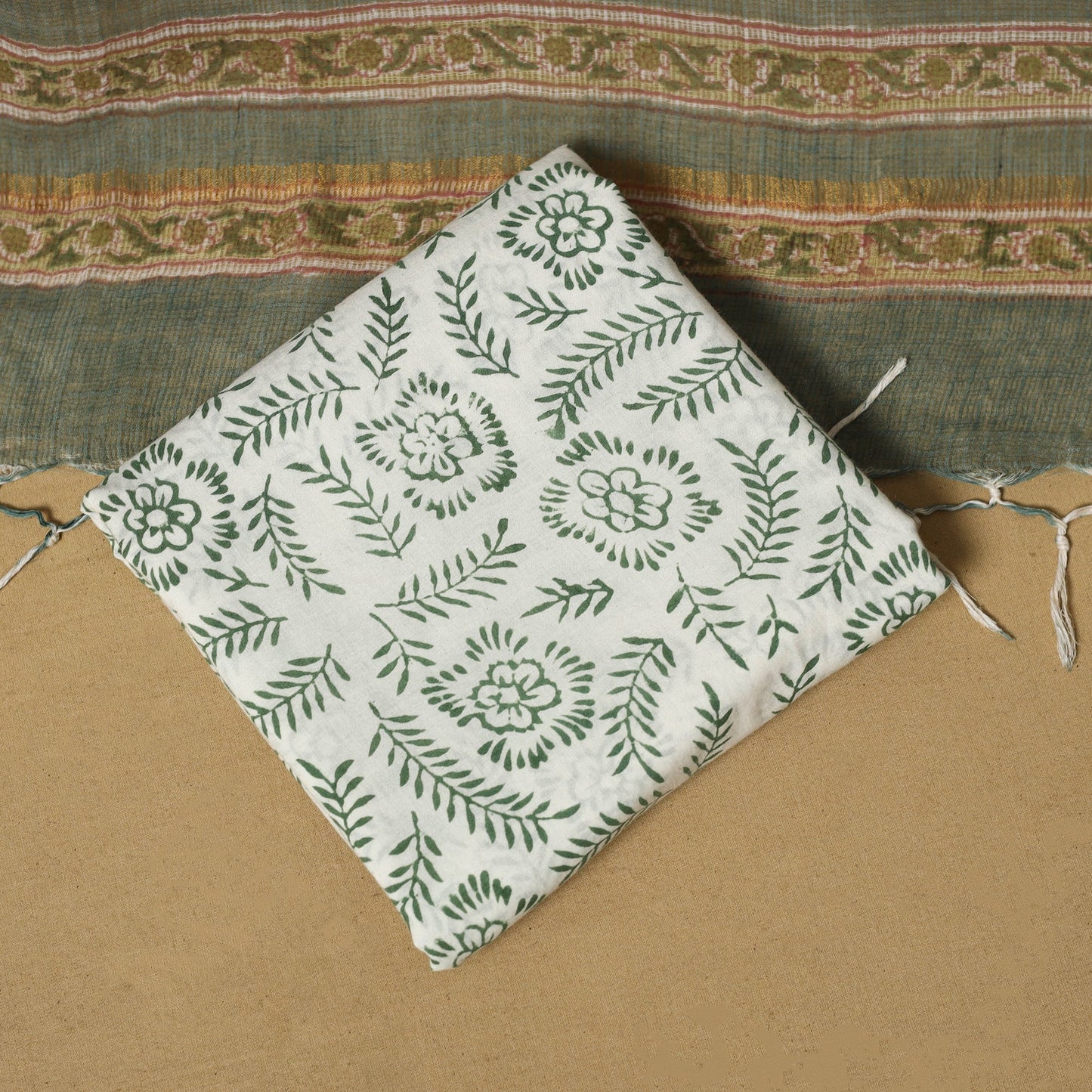 Sanganeri cotton 3pc unstitched dress material 26