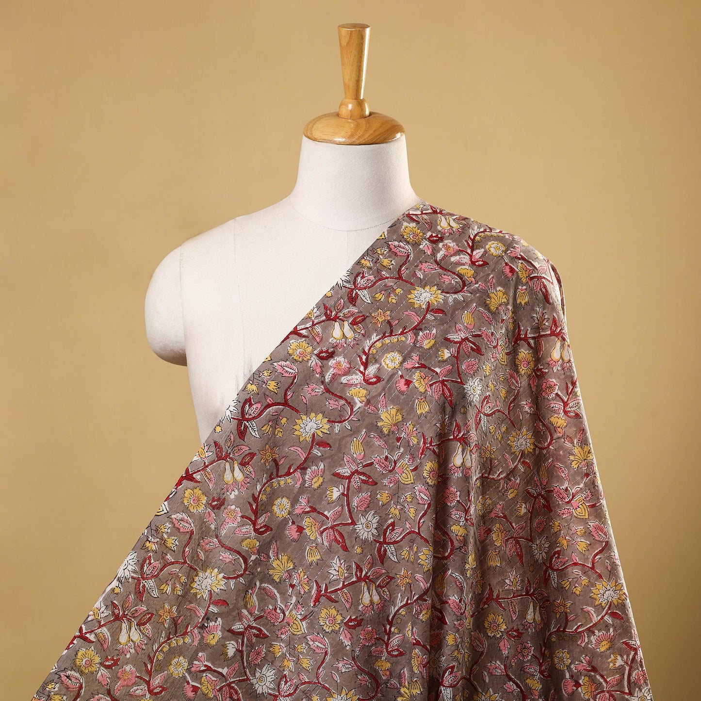 Buy Sanganeri Block Print Cotton Fabric