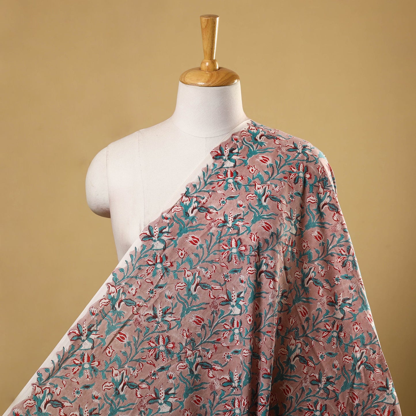  Sanganeri Block Print Cotton Fabric