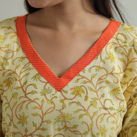 Buy Sanganeri Block Print Suit Set Shop Now Online in India