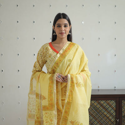 Buy Sanganeri Block Print Suit Set Shop Now Online in India