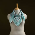 Sanganeri cotton scarf 04 - handcrafted