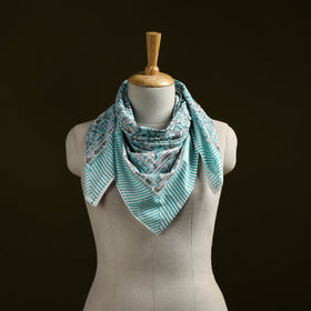 Sanganeri cotton scarf 04 - handcrafted