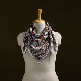 Sanganeri cotton scarf 06 - handcrafted
