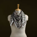 Sanganeri cotton scarf 07 - handcrafted