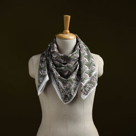 Sanganeri cotton scarf 07 - handcrafted