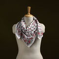 Sanganeri cotton scarf 08 - handcrafted