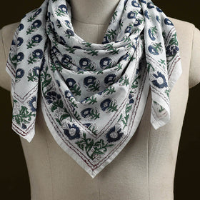 Sanganeri cotton scarf 10 - handcrafted