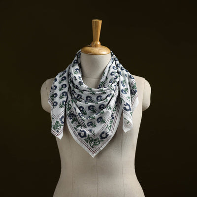Sanganeri cotton scarf 10 - handcrafted