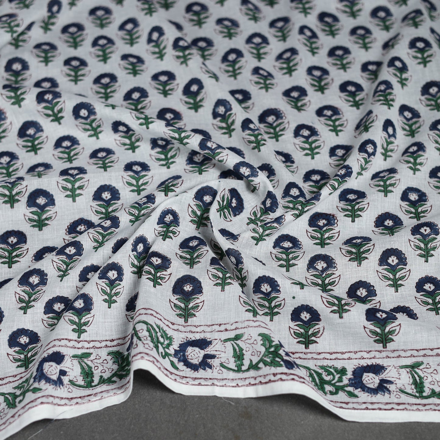 Sanganeri cotton scarf 10 - handcrafted