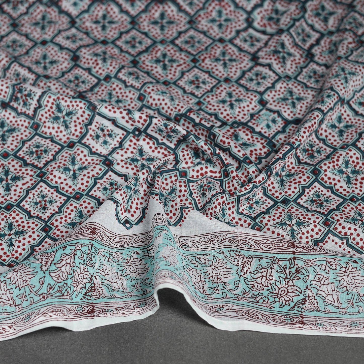 Sanganeri cotton scarf 11 - handcrafted
