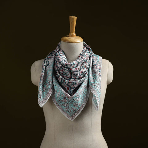 Sanganeri cotton scarf 11 - handcrafted