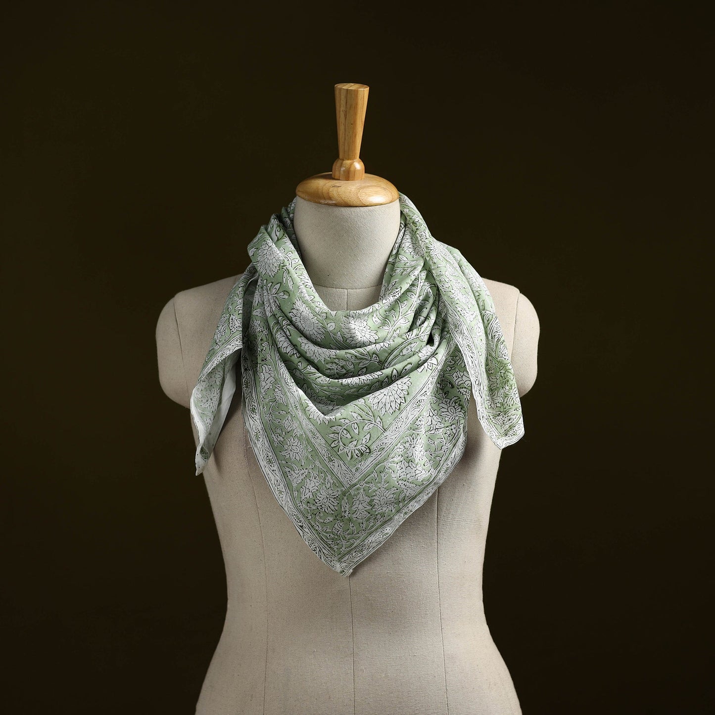 Sanganeri cotton scarf 14 - handcrafted