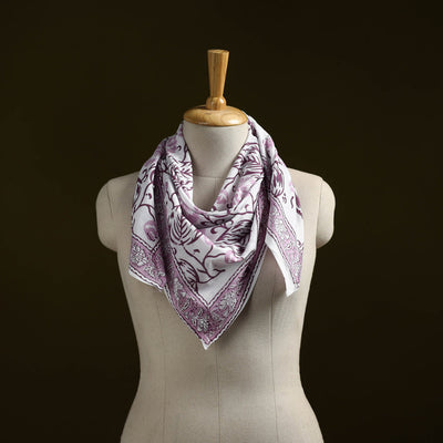 Sanganeri cotton scarf 15 - handcrafted